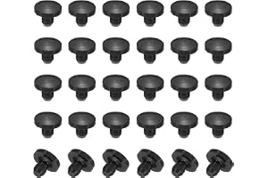 PATIKIL 3 mm diameter silikon rund fäste, 30 st i typ låsning möbler hål pluggknapp skyddskåpa huvud passar för 2,5–3 mm hål för tätning skott cylinderhål