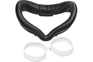 SUPERUS Cover Facciale e Distanziatore Occhiali Compatibile con Oculus/Meta Quest 2 Accessori, mejora la comodidad, reduce la presión de la cabeza y evita que las gafas rayen las lentes de RV (Bianco)
