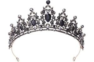 DECENTRALAND Tiara de boda con diamantes de imitación de cristal para novia, boda, princesa, reina, coronación, fiesta de cumpleaños, corona de plata, niña y mujer, fiesta de carnaval, celebración de vacaciones