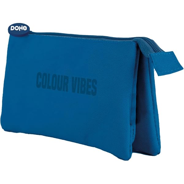 DOHE - Astuccio Scolastico Rotondo - Chiusura Con Cerniera, Licenza