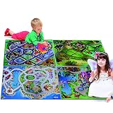 Spielmatte | verschiedene Motive | Phthalat-frei | erweiterbar zu einer riesigen Spiellandschaft | Spielteppich Größe 100 x 150 cm - 7