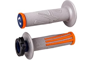 ODI MANOPOLE A BLOCCAGGIO RAPIDO EMIG PRO V2 GRIP GRIGIO/ARANCIO