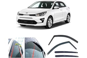 AC WOW 4 deflectores de viento para Kia RIO de 5 puertas Hatchback 2016 2017 2018 2019 2020 2021 2022 2023