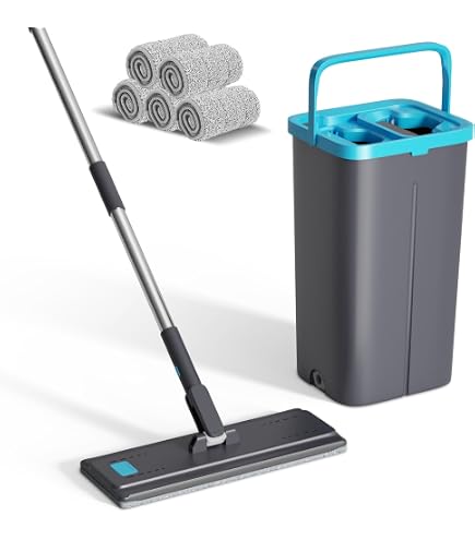 Mini Fregona Plegable Para Escritorio – Limpieza En Seco Y Húmedo, Portátil, Para Cocina, Baño, Coche (Color Naranja)