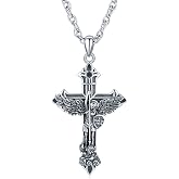 Friggem Archangel Michael/Saint Benedict/St Christopher Necklace 925 Sterling Silver Pendant Necklaces Jewelry Amulet Religio