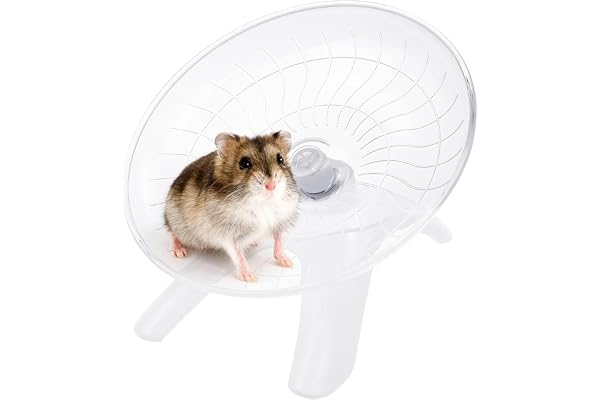 FORYNXHWIN Roue d'exercice en Plastique 18cm Silencieuse pour Hamster et Petit Animal