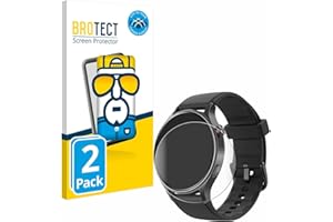 BROTECT 2 Stück Full-Cover Schutzfolie für Fitpolo AR01 1.32" Full-Screen Displayschutz-Folie [3D Curved, Anti-Fingerprint, Kristall-Klar]
