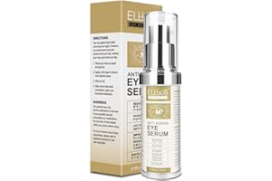 ELBBUB Augenpartie Serum - Augencrem - Anti Aging Augenpflege gegen geschwollene Augen, hängende Augenlider, Augenringe & Falten mitVitamin E, Kollagen - 15 ml