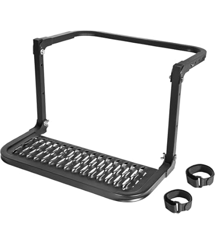 Powerbuilt Universal Tire Step - Heavy Duty 300lb Capacity Folding Step For Trucks, SUVs & Semis
