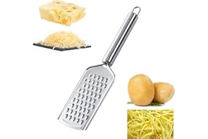 LIANRISES Rape Fromage, Râpe à Fromage, Zesteur, Rape Pour Parmesan Cuisine Manuelle, Acier Inoxydable, Fin, Pour Citron, Chocolat, Carottes, Gingembre, Noix