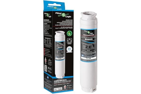FilterLogic FFL-110B | 1x Filtro de agua compatible con BALAY SIEMENS BOSCH NEFF UltraClarity 11034151 KSZ50UC0 Cartucho filtrante para frigorífico americano Ultra Clarity carbón cativo Water Filter