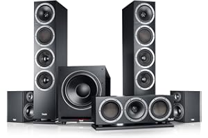 Teufel Theater 500 Surround Soundsystem 5.1 Home Theater - Système Home-cinéma, Caisson de Basses Puissant pour Musique, Films et Gaming