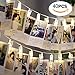 LED Foto Clips Lichterkette, Infreecs Wanddekoration Licht Stimmungsbeleuchtung Dekoration für Hängendes Foto Memos Kunstwerke, 40 Foto-Clips, 5 Meter, warmweiß, batteriebetrieben