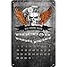 Produktbild Nostalgic-Art 22171 Biker's Corner Old School Skull Kalender Blechschild, 20 x 30 cm