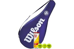 RACKETWORLD Wilson Tennis Racket Cover & Tennis Ball Bundle (Multiple Options Available)