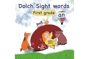 Dolch sight words First Grade: Flashcards in the form of book ,so there is no messy room and missing flashcards!