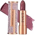 MyGlamm POUT by Karan Johar Intense Matte Plumping Lipstick - Sensational Pout (Deep Mauve Shade) | Highly Pigmented, Long Lasting, Lightweight, Creamy Matte Lipstick For Lip Makeup (4g)