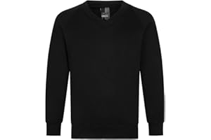 SCHOOL UNIFORM 365 School Uniform Unisex Girls Boys V-Neck Sweatshirt