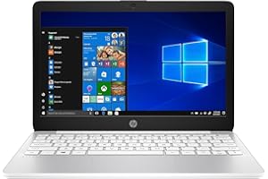 HP Stream 11 Laptop, Intel Celeron N4020, 4 GB RAM, 64 GB Storage, 11.6” HD Anti-Glare Display, Windows 11, Long Battery Life, Thin & Portable, Includes Microsoft 365 (11-ak0040nr, 2021 Diamond White)