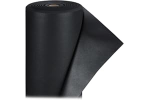 GENERICO ROTOLO TNT DA 120 CM X 25 METRI - 60gr | TOVAGLIA USA E GETTA COPERTURA INTERNI ESTERNI TAVOLI FESTE CERIMONIE EVENTI FIORISTA 1,20 metri x 25 mt (Nero)