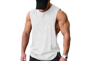 COOFANDY Tank Top Herren Gym Bodybuilding Shirts Ärmellose Muskelshirts Männer