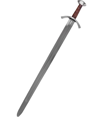 Battle-Merchant Templer Schwert Mit Tatzenkreuz | Dekoratives Ritter Schwert Aus Federstahl | Inkl. Scheide | Für Erwachsene