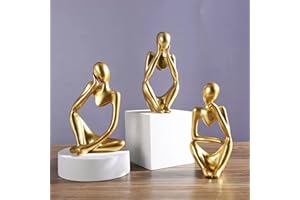 PIGPIGFLY Sculptures,Decorative Figures,Abstract Figure Statue,Decoration Living Room,Abstract Sculpture,Home Store Decoration,Modern Living Room Ornaments（Gold）