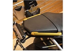 FATEXPRESS Kit de Rail de poignée de Barre d'appui de siège de Passager arrière de Moto CNC en Aluminium pour Yamaha MT FZ 09 MT-09 FZ-09 MT09 FZ09 Accessoires 2013 2014 2015 2016 2017 2018 2019 2020 (Noir)