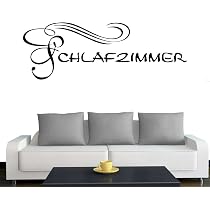 Tür-/Wandtattoo Schlafzimmer – 50x18 Cm, Erhältlich In 40 Farben