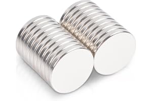 MAGXCENE 20 Stück Magnete 15x2mm Neodym Magnete Extra Stark, Magnete Stark Groß Runde Starker Magnete für Kühlschrank, Magnettafel, Whiteboard, Büro, Basteln
