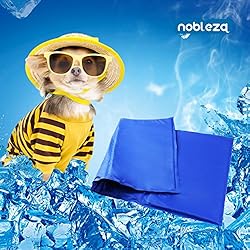 Nobleza 027668 - Manta refrigerante para mascotas 50*60cm 1500g Azul