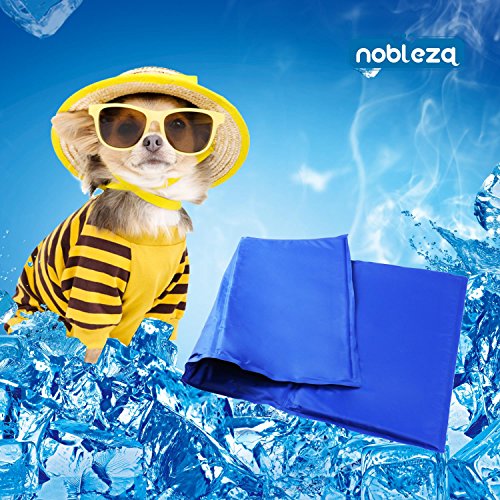 Nobleza 027668 - Manta refrigerante para mascotas 50*60cm 1500g Azul