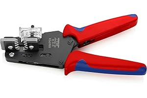 Knipex Spelacavi di precisione con lame sagomate brunita, rivestiti in materiale bicomponente 195 mm 12 12 10