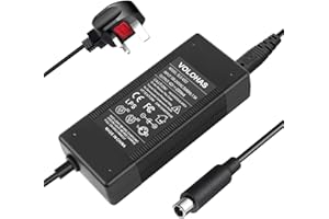VOLOHAS Charger for Pure Air/Xiaomi M365/Ninebot Max G30/G30LP/G2/G2D/ES1/ES2/E25/f20d/f30d/f40d Electric Scooter Accessories, 42V 2A Charger Adapter Input: 100-240V AC, 50/60Hz, 1.5A Output: 42V