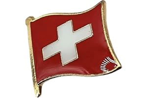 Schweiz Schweiz metall emalj land flagga pin emblem
