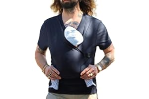 Amtopiyo Dad Kangaroo T-Shirt Mom Soothe Baby Wrap Carrier V Neck Short Sleeve Tank Tops