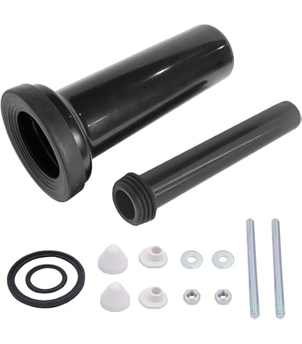 PVC 90/110mm Rohr WC-Spülkasten Anschlussset 180mm - Für Geberit Duofix Wand -WC 90/110mm Wand-WC Abflussrohr 180mm