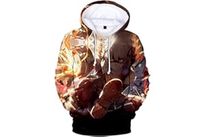 YIMIAO Hombre Niños Sudaderas con Capucha Chicos Jóvenes My Hero Academia Japonesa Anime Impresión 3D Anime Uniforme Mujer Niña Pullover