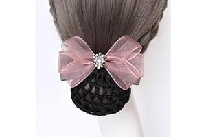 Women Bun Net Female Hair Net Work Disc Hair Accessories