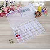 İşkur Makina 36 Ayarlanabilir B&ouml;lmeli Kolye Y&uuml;z&uuml;k Takı Kutusu Organizer D&uuml;zenleyici Plastik Kutu 27.5x19.5x4.2