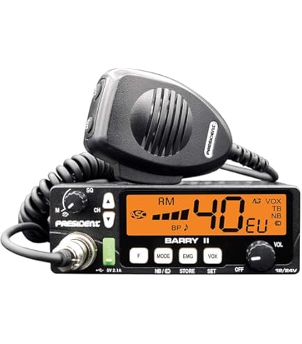 President behuizing monteren 1DIN compatibel met Radio CB Barry, Harry III, Tommy