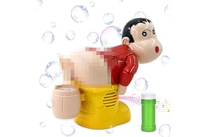 NHYDZSZ Automatyczny pistolet do baniek mydlanych, maszyna do robienia baniek mydlanych, zabawka dla dzieci, na imprezę, prezent dla dzieci/urodzin/na imprezę