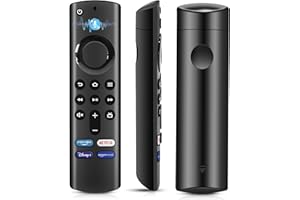 SUOXIOM Mando a Distancia por Voz (3 Gen) Adecuado para Fir-e Smart TV S-Tick 2nd Gen y 3rd Gen/Lite/4K/4K MAX, Cube 2nd Gen/3 Gen, con Bluetooth y 4 Botones de Atajo