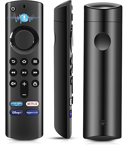 Suoxiom Sprach Fernbedienung Ersatz - Für Fire TV Stick 4K, 2nd/3rd Gen, Cube