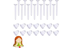 SIQIAN 100 Pcs Clear Earrings for School, Plastic Studs, Invisible Earrings for Everyday Wear, Lightweight DIY Jewelry Making Supplies for Students and Crafters（50 Pairs ）