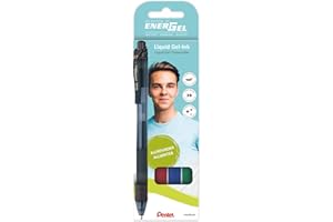 Pentel - Pentel Roller encre gel liquide EnerGel-X BL107, etui de 4