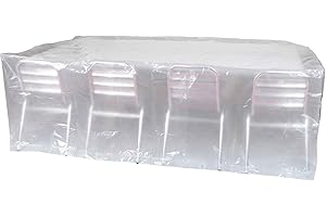 RIBIMEX Ribiland 07353 Abdeckplane, rechteckig, für Tische, transparent, 2,20°m