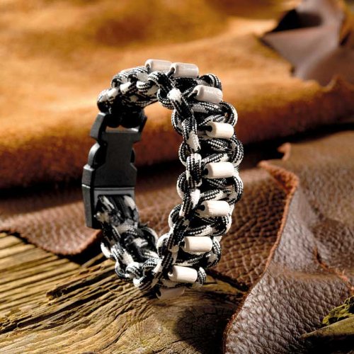 Paracord Starter Set schwarz/weiss - 2