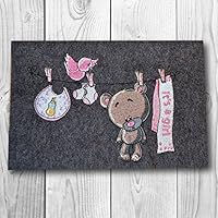 Mutterpasshülle aus Wollfilz - Motiv: It´s a