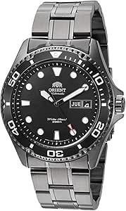 Orient „Ray Raven II“ Japanische automatische Uhr aus Edelstahl, Farbe:  Schwarz, für Herren (Modell: FAA02003B9) : Amazon.de: Uhren